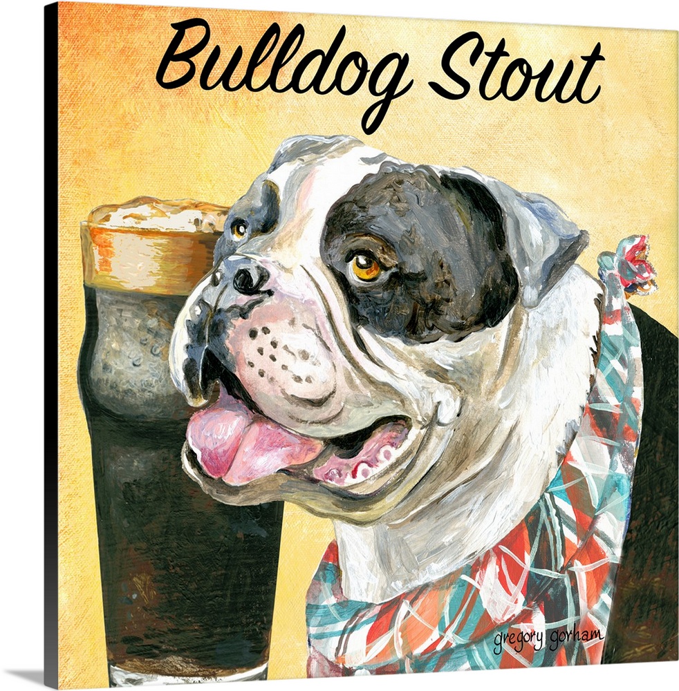 Love this breed and brew?  Decorate your home with this fun art.