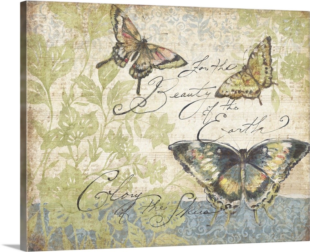 Butterfliesmake for beautiful imagery great for den, bedroom, bath and more