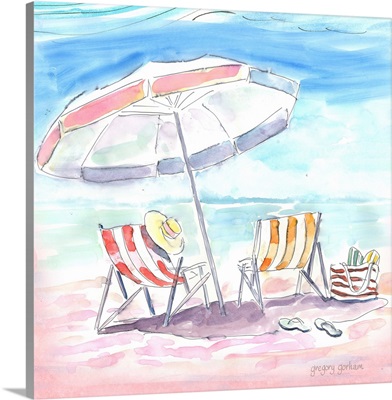 Coastal Sands - Beach Umbrella