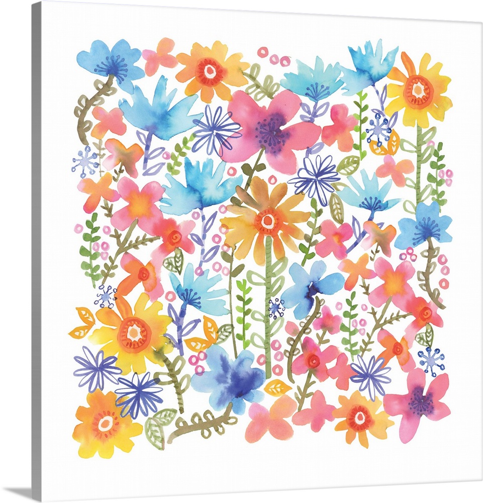 These bright, splashy flowers add a colorful pop to your home decor!