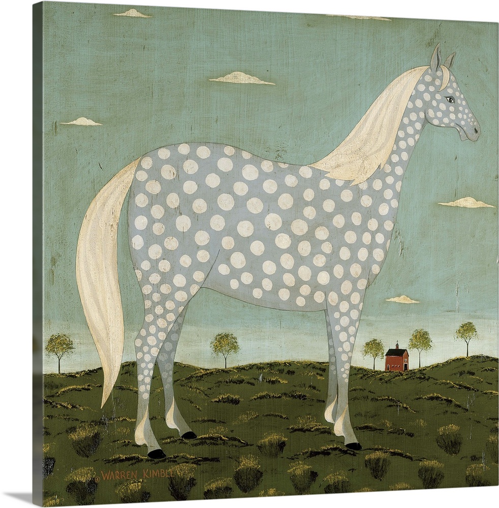 Dapple Grey Horse Art for Sale - Pixels Merch