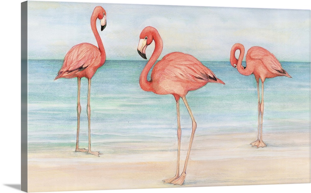 Flamingos bring a playful grace to your decor