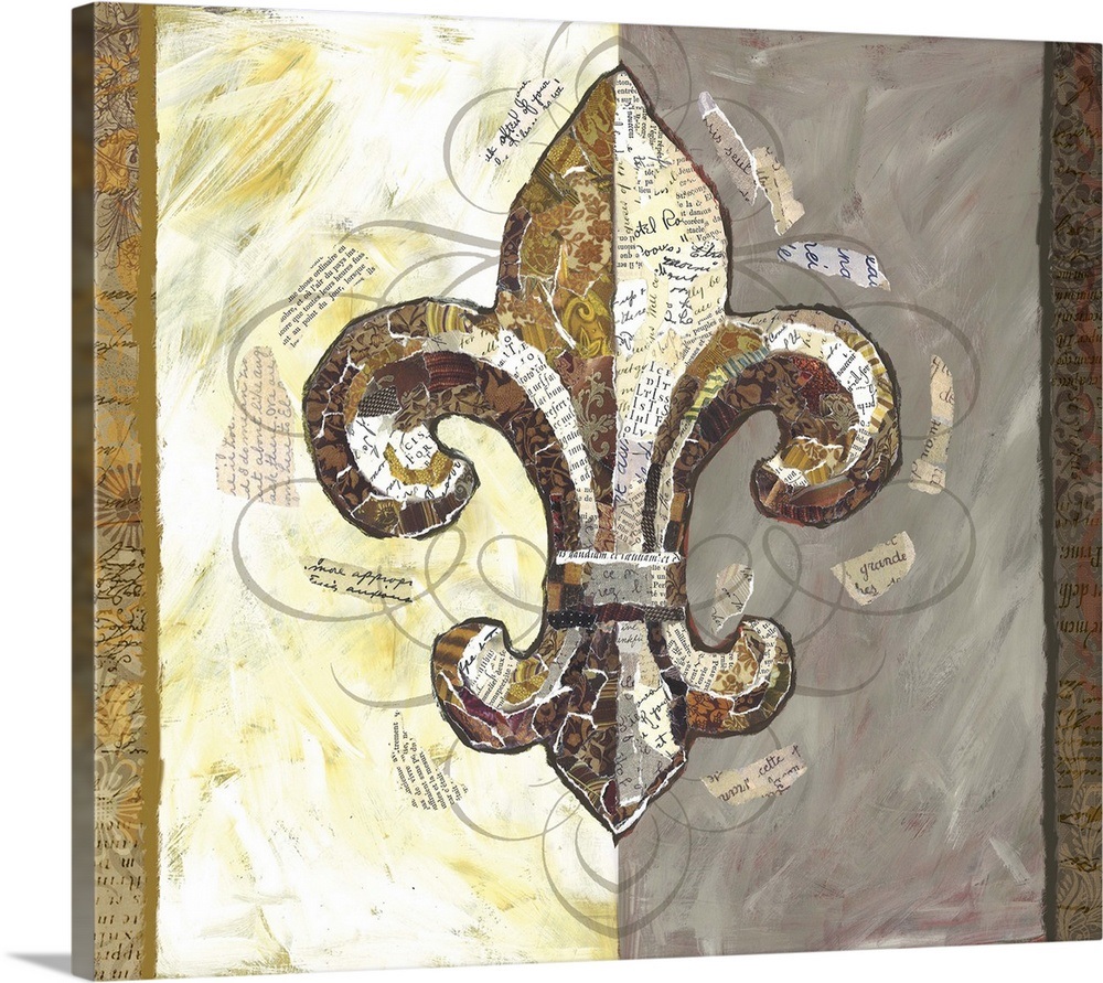 Fleur de Lis Wall Art, Canvas Prints, Framed Prints, Wall Peels Great