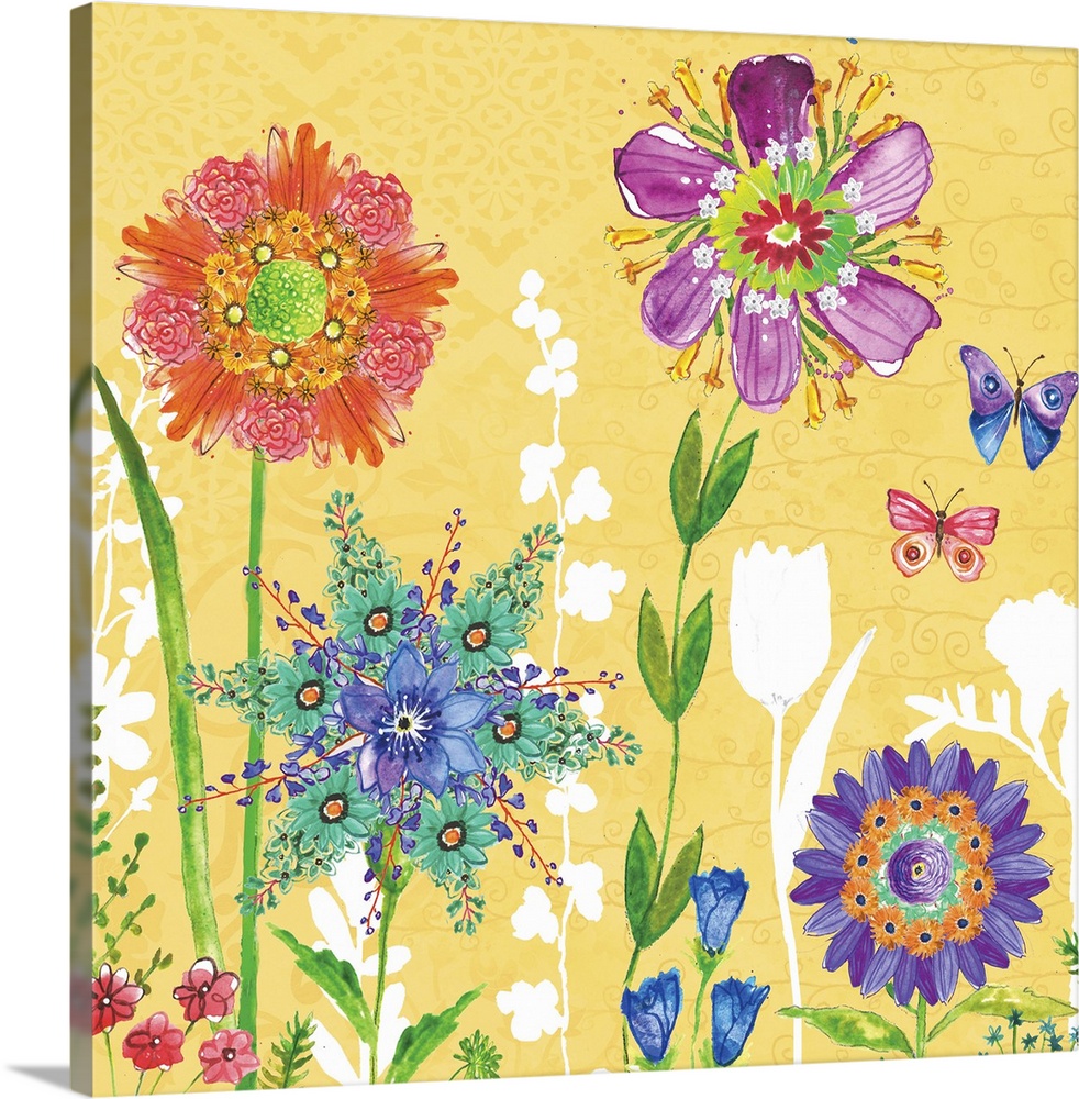 Cheerful and happy flowers to brighten any room!