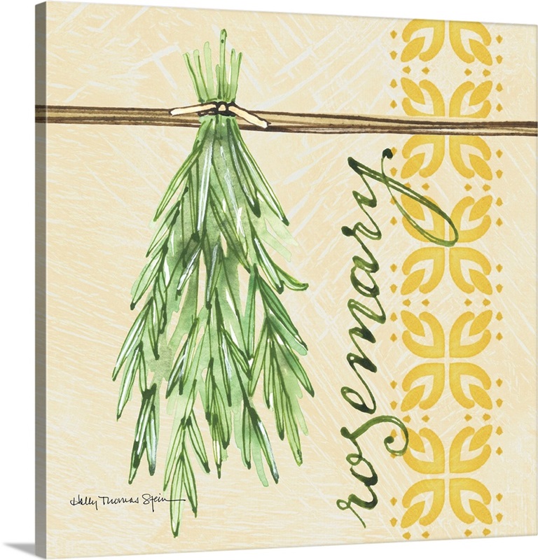 Fresh Rosemary Wall Art, Canvas Prints, Framed Prints, Wall Peels