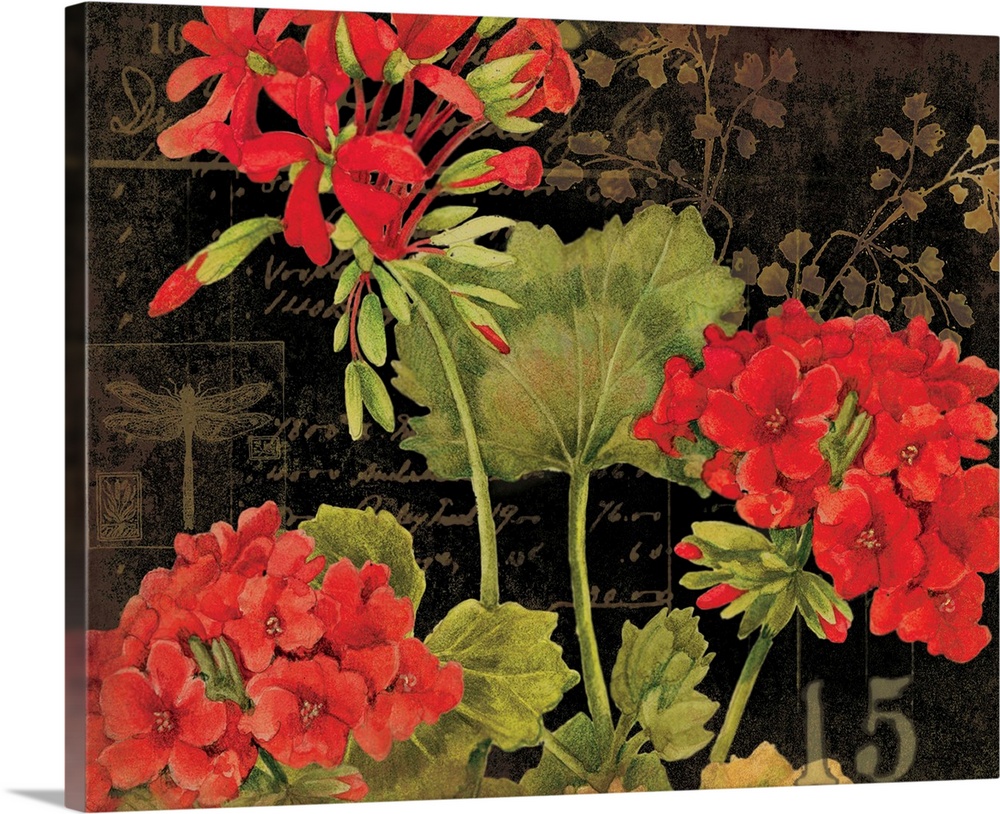 Lovely floral art goes with any decor, in any room.
