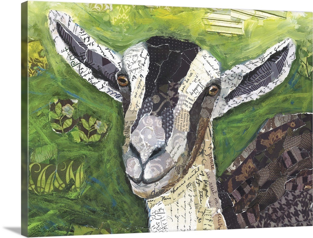 Goat Collage Wall Art, Canvas Prints, Framed Prints, Wall ...