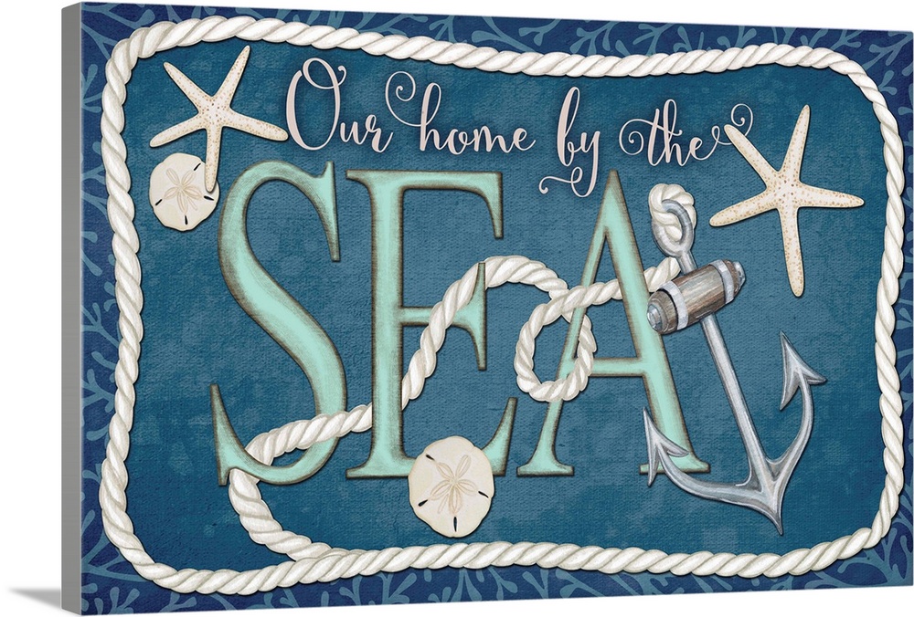 This nautical motif will bring the sea into your home.