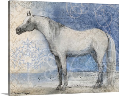 Horse on Blue