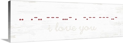 I Love You Morse Code