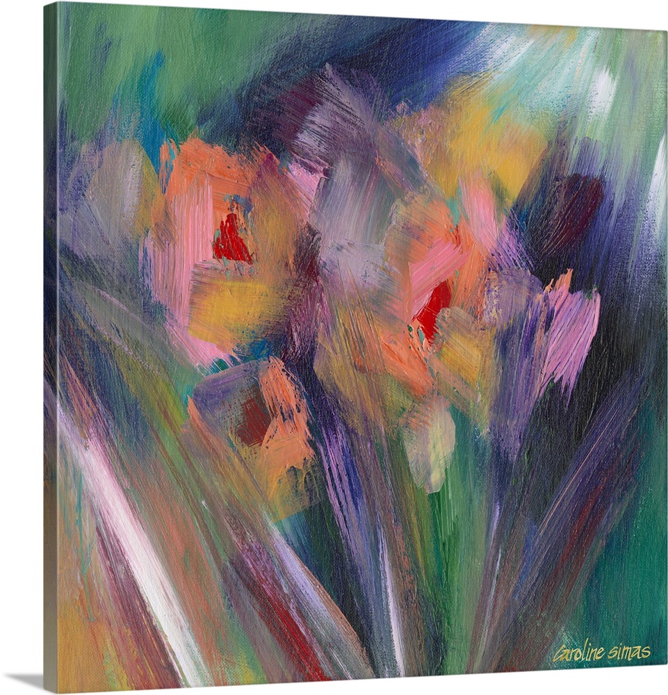 Bright and splashy abstracts will add a dynamic touch to any home decor.