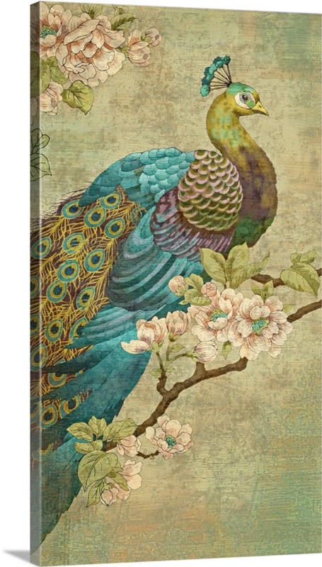 Indian Peacock I | Great Big Canvas