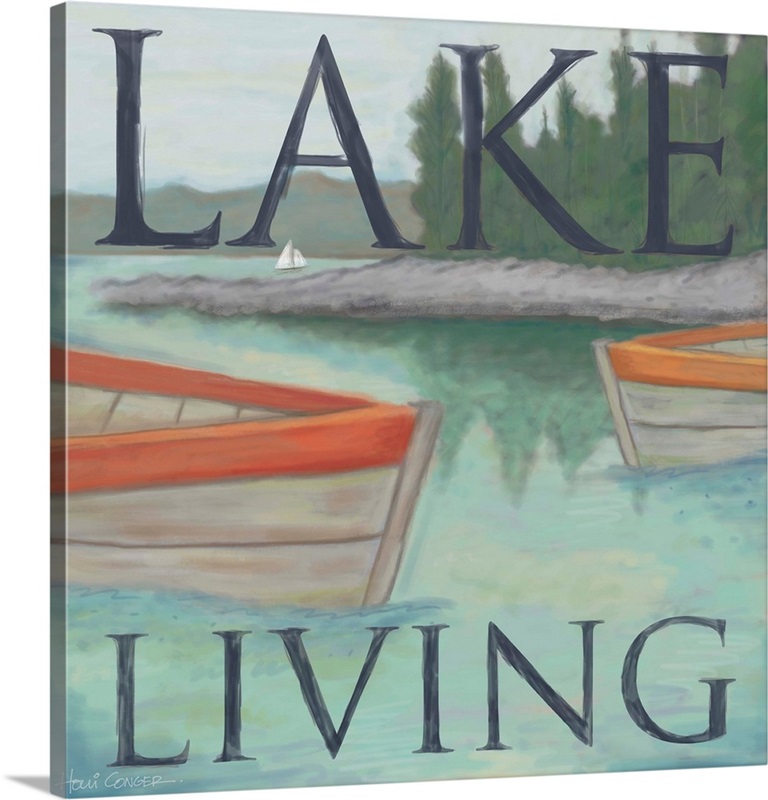 Lake Living Great Big Canvas