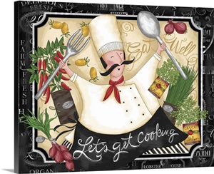 Let's Get Cooking! Wall Art, Canvas Prints, Framed Prints, Wall Peels ...