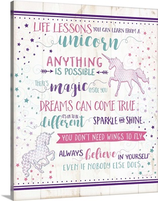 Life Lessons Unicorn