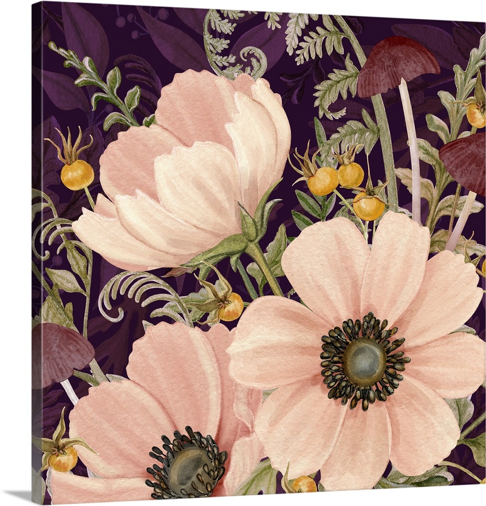 This earthy and shapeful anemone bouquet is a wonderful neutral accent for any room!