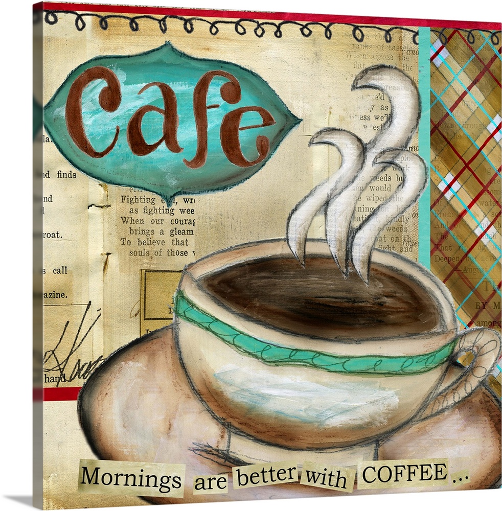 Coffee Chart | Canvas Wall Art | 16x20 | Great Big Canvas