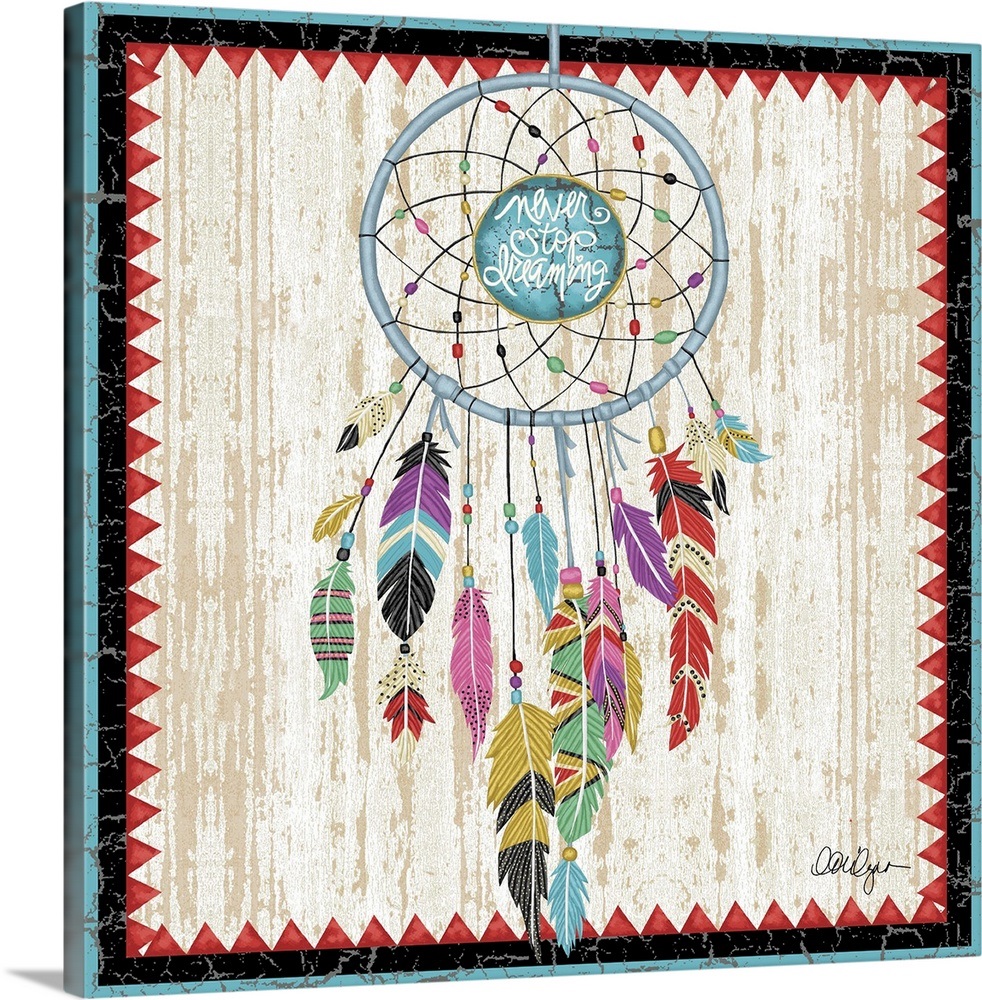 Native American Dreamcatcher Wall Art, Canvas Prints, Framed Prints