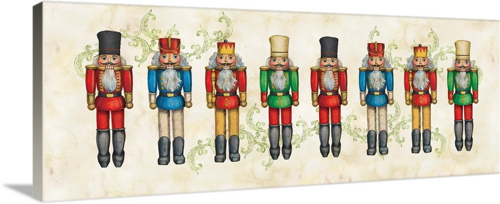 Nutcrackers galore! A classic icon for any holiday decor!