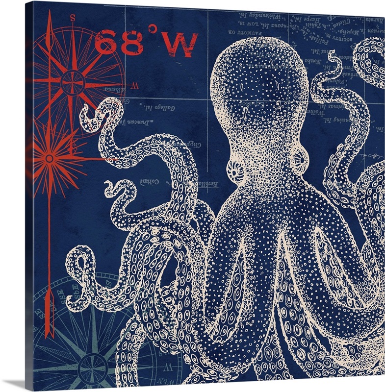 Octopus Wall Art, Canvas Prints, Framed Prints, Wall Peels Great Big