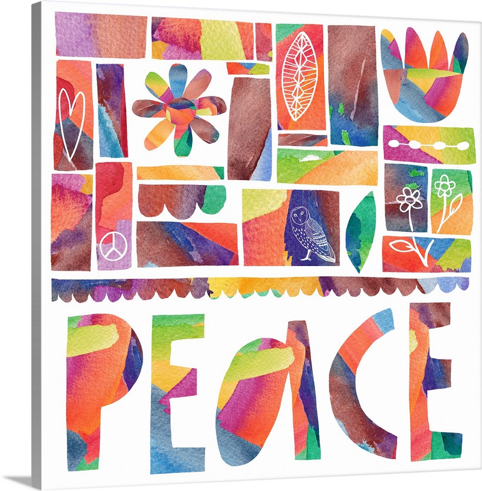 Bold and impactful message art!  PEACE