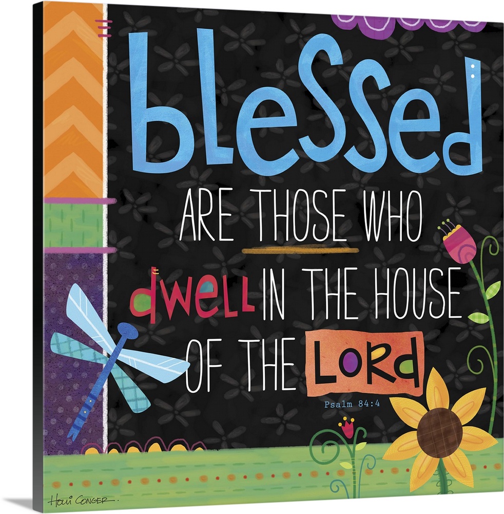 Bold, creative treatment for house blessing.