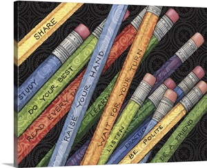 Pencils Wall Art, Canvas Prints, Framed Prints, Wall Peels | Great Big ...