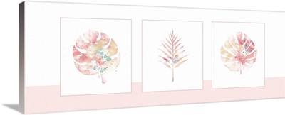 Pink Floral Panel