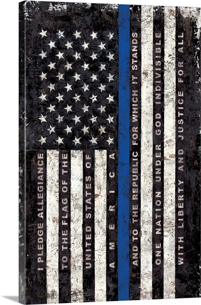 Support our law enforcement with this stunning flag depiction