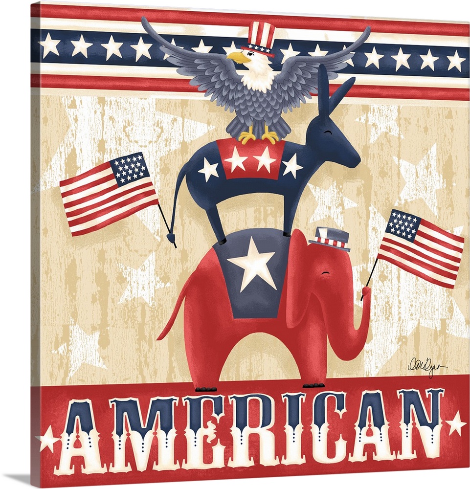 Celebrate America and our freedoms with this election-inspired art!