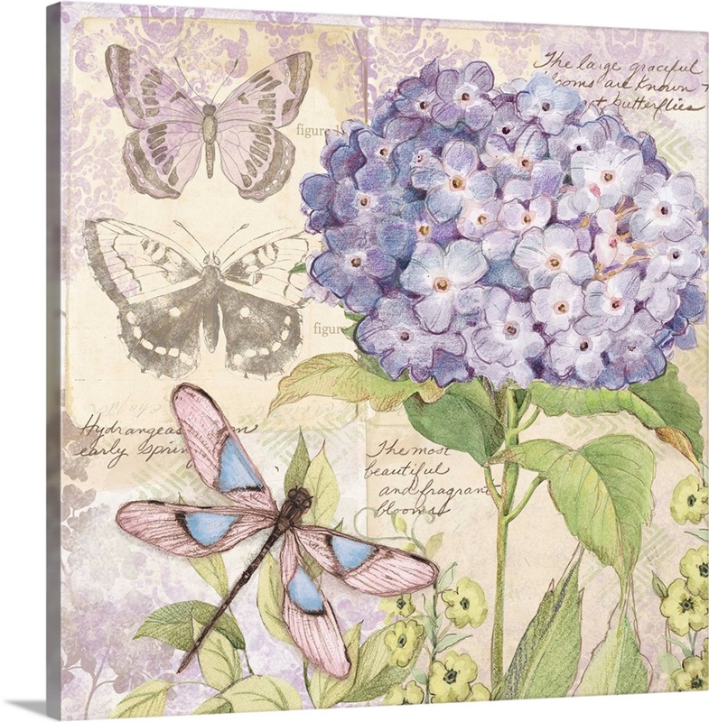 Purple Hydrangea | Great Big Canvas