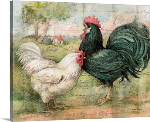 Rooster Landscape | Great Big Canvas
