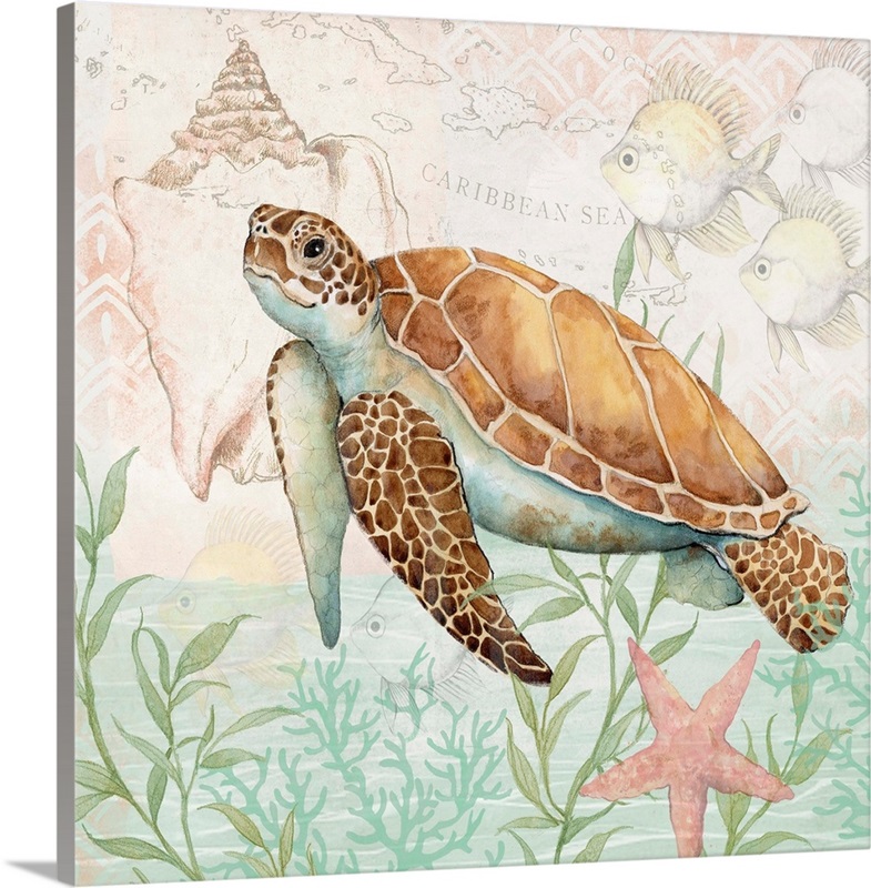 Sea Turtle Wall Art Canvas Prints Framed Prints Wall Peels Great Big Canvas 6539