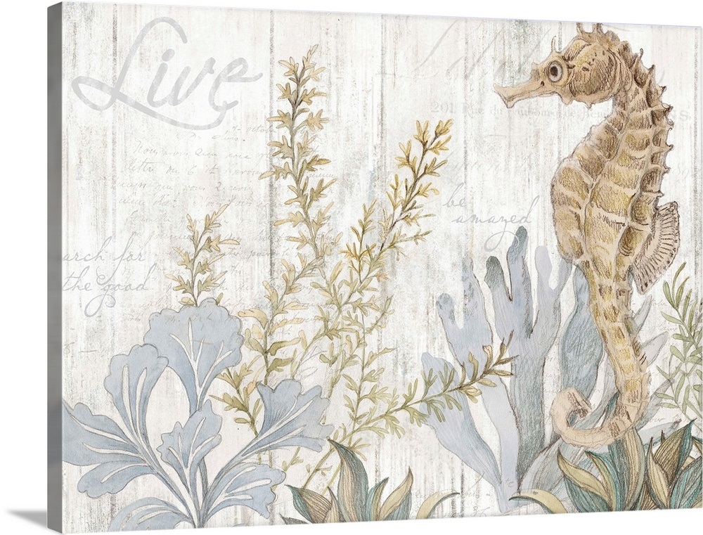 Seahorse Wall Art, Canvas Prints, Framed Prints, Wall Peels Great Big