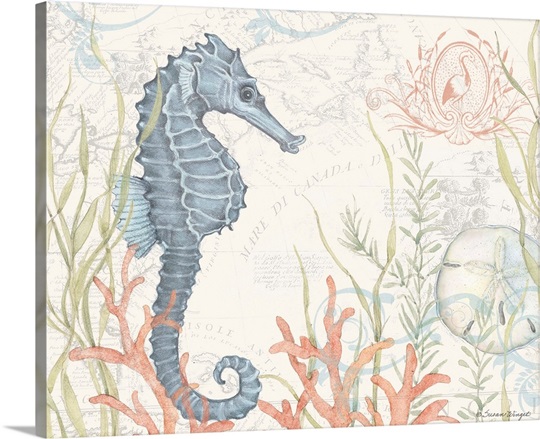 Seahorse Wall Art, Canvas Prints, Framed Prints, Wall Peels | Great Big ...