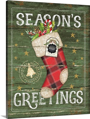 Season's Greetings Stocking