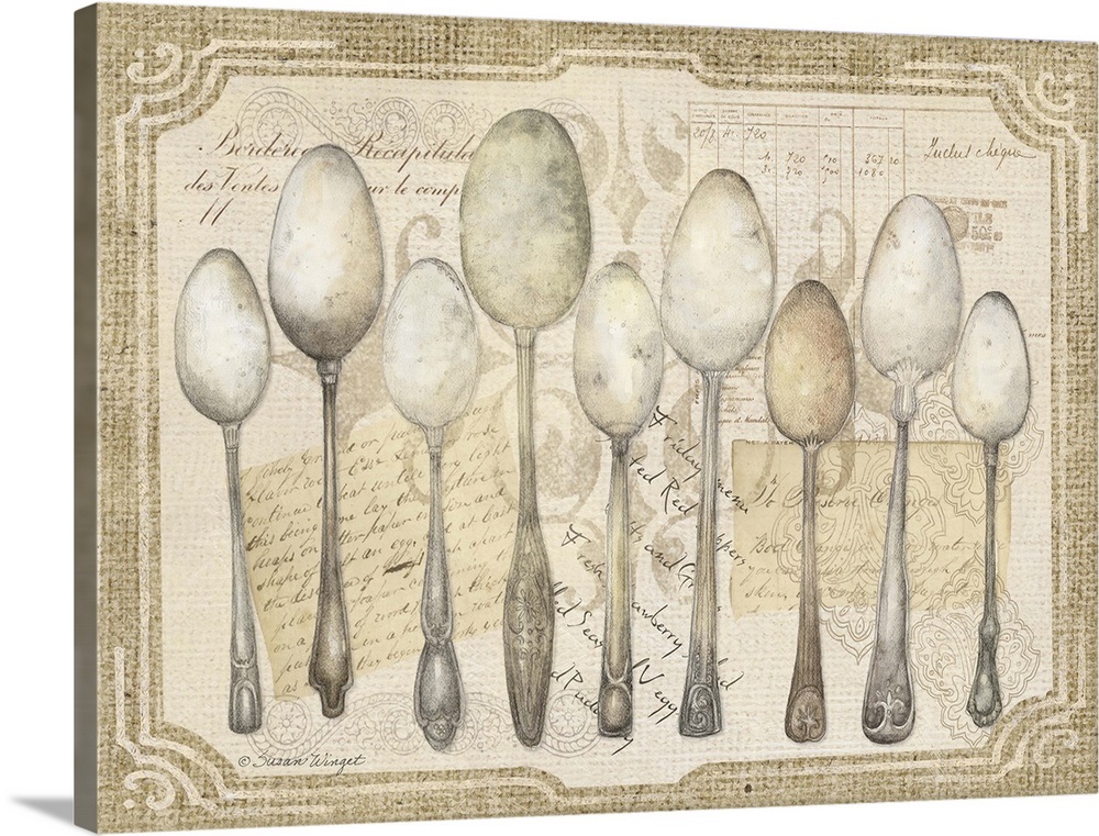Spoons Wall Art, Canvas Prints, Framed Prints, Wall Peels Great Big