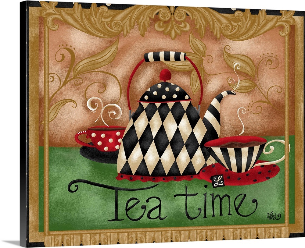 Tea Time Wall Art, Canvas Prints, Framed Prints, Wall Peels Great Big Canvas