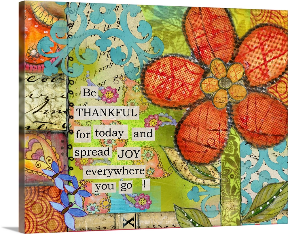Inspirational butterfly collage adds a delicate but meaningful touch to decor.