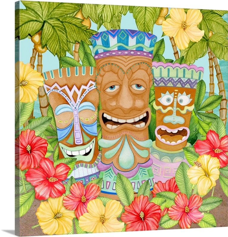 Tiki Wall Art, Canvas Prints, Framed Prints, Wall Peels Great Big Canvas