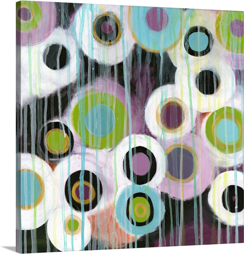 Contemporary splashy geometrics work with any home or office décor!