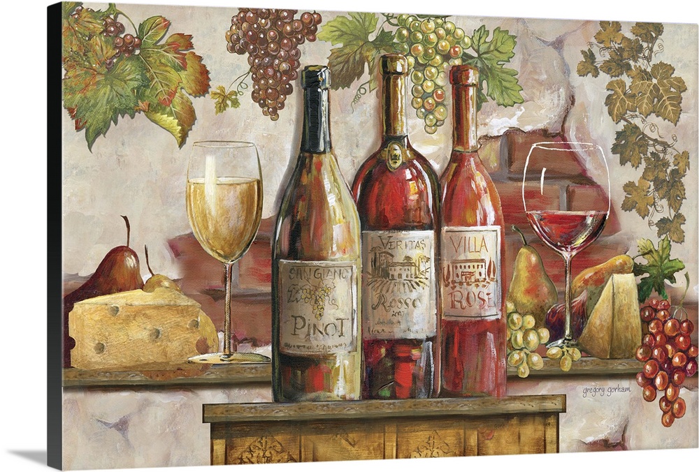 A Tuscan tableau adds an elegant touch to any room.