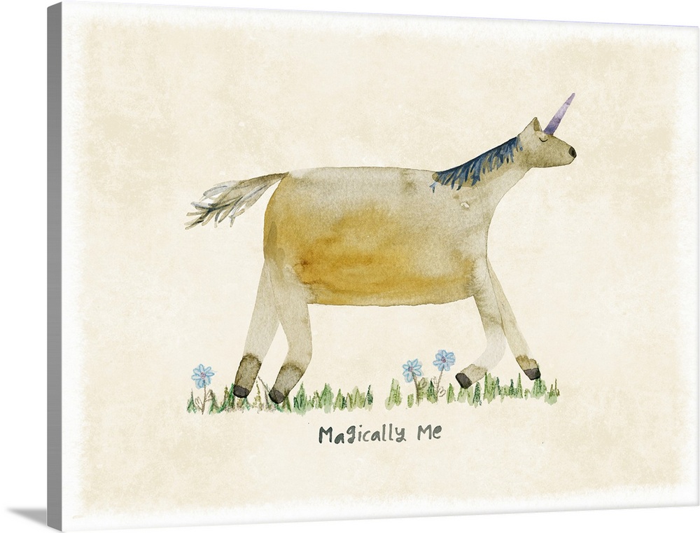 Whimsy abounds in this sweet depiction for a magical unicorn.