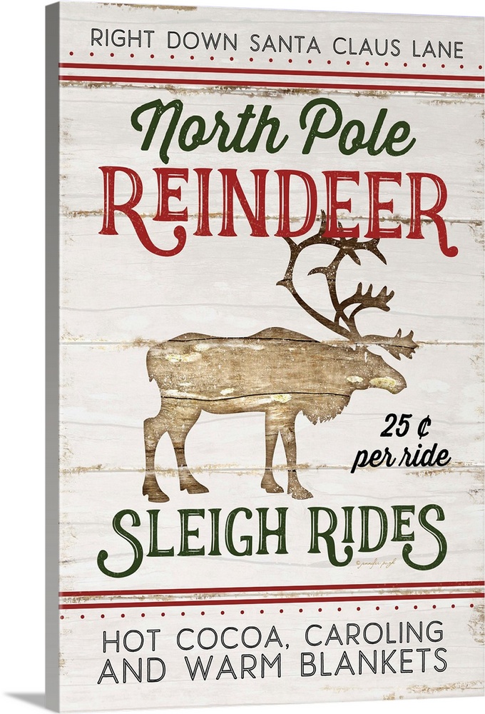 Vintage Reindeer Rides