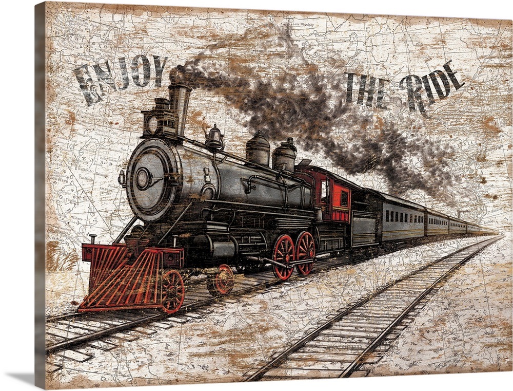 Vintage Travel - Train Wall Art, Canvas Prints, Framed Prints, Wall ...