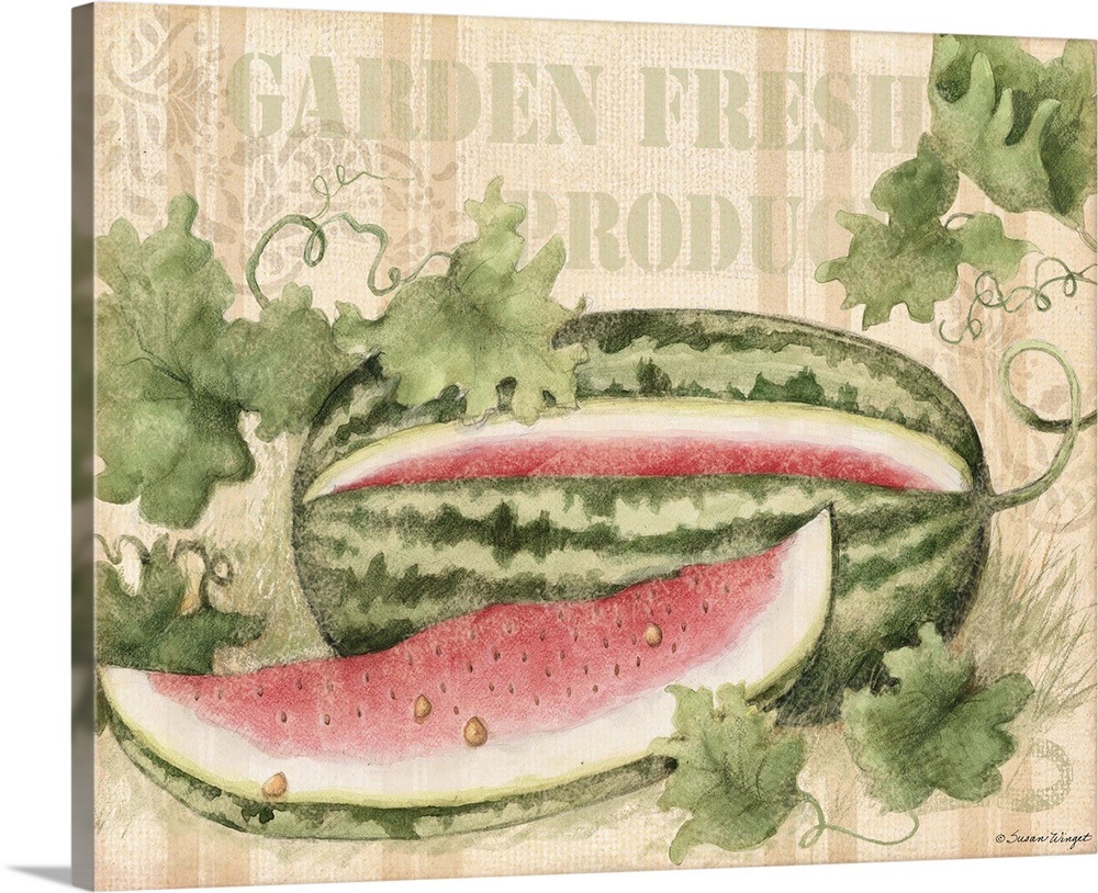 Watermelon Wall Art, Canvas Prints, Framed Prints, Wall Peels Great Big Canvas