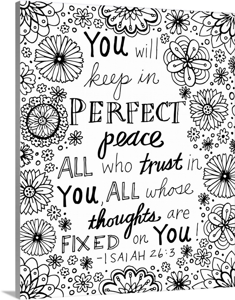 You will keep in Perfect Peace Wall Art, Canvas Prints, Framed Prints ...