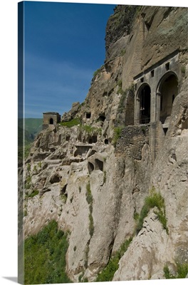 12th century hillside cave dwellings of Vardzia, Samtskhe-Javakheti, Georgia