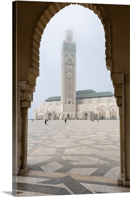 Africa, Morocco, Casablanca, Mosque Exterior