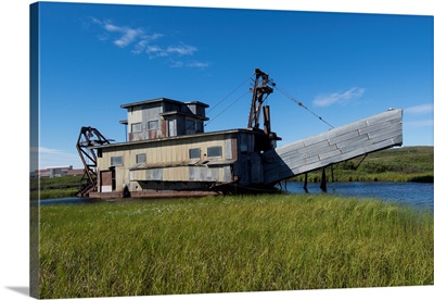 Alaska Gold Company Dredge No, 5 Was In Operation Until The 1950's